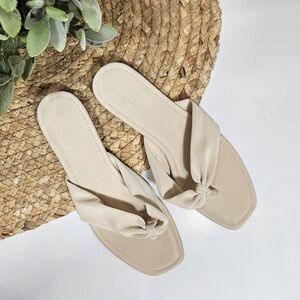 Brand New Cupshe Sandals Cream - Size 8
